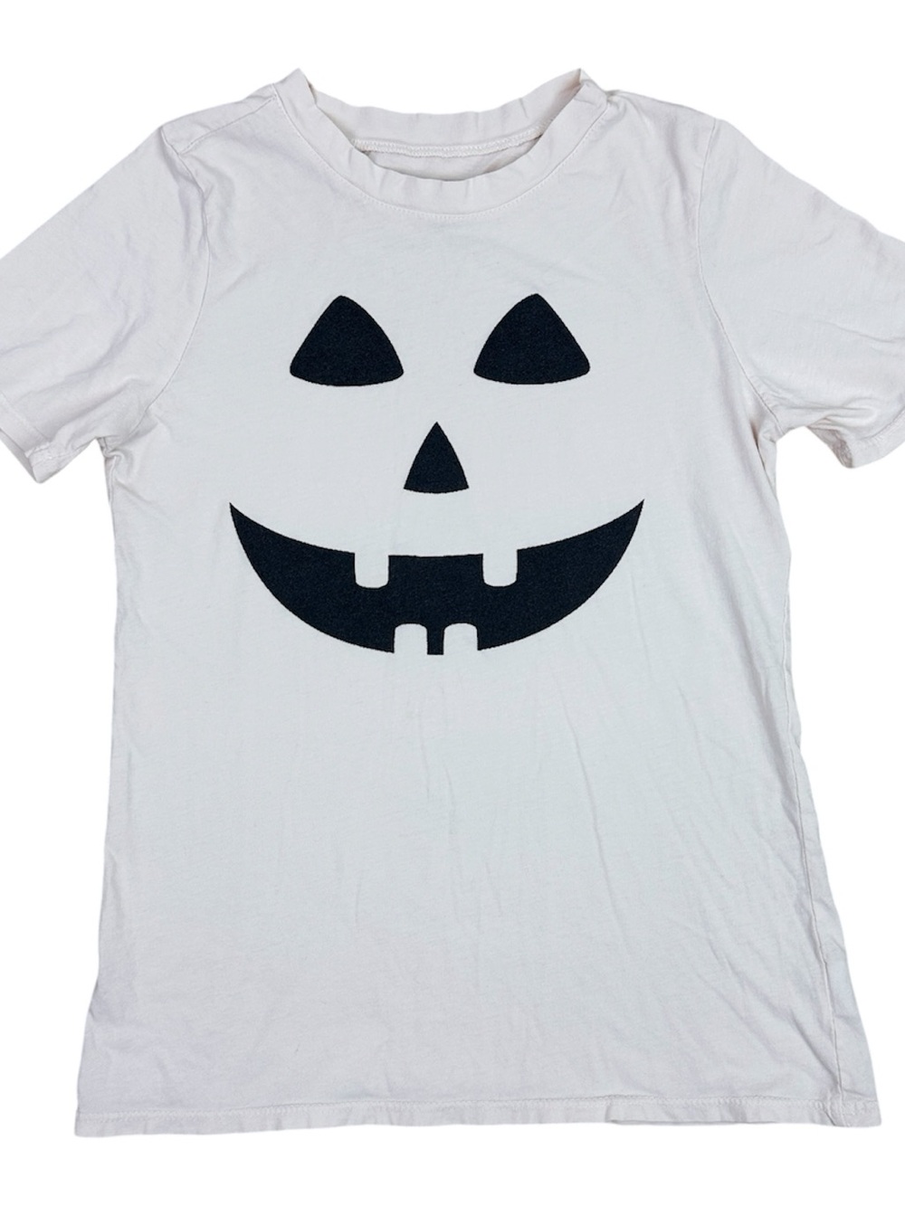 Brokedown Clothing Kids Pink Pumpkin Face Tee - Halloween Graphic
